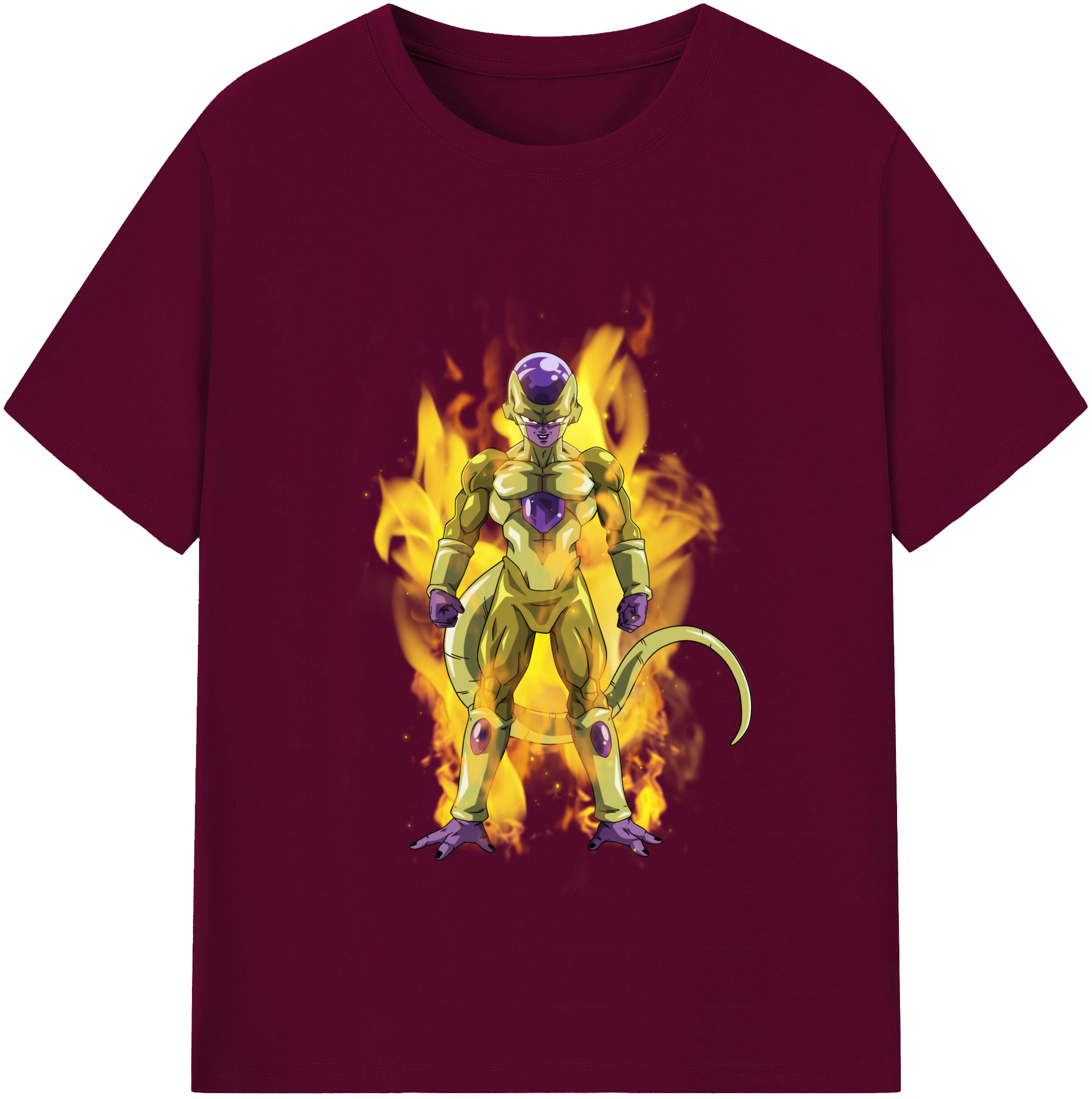 （画像用） ドラゴンボール フリーザ DRAGON BALL Frieza レディースカジュアルプリントTシャツ（綿100％）